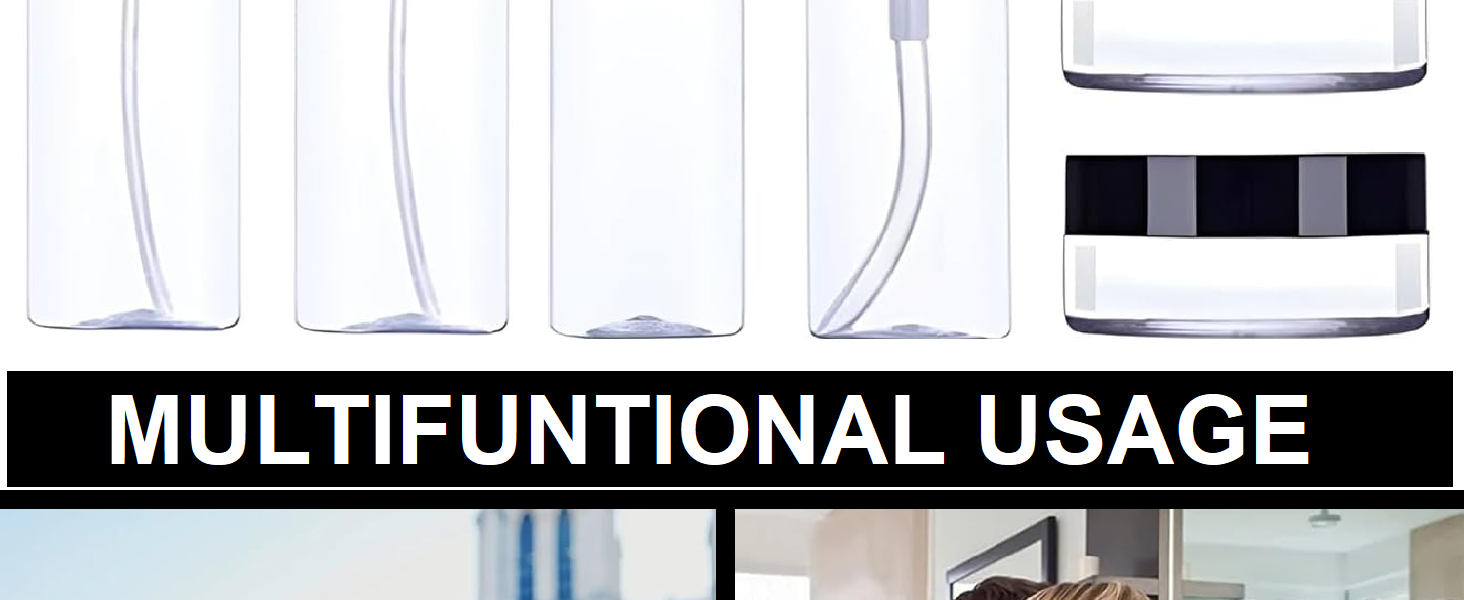 travel essentials squeezable silicone bottles