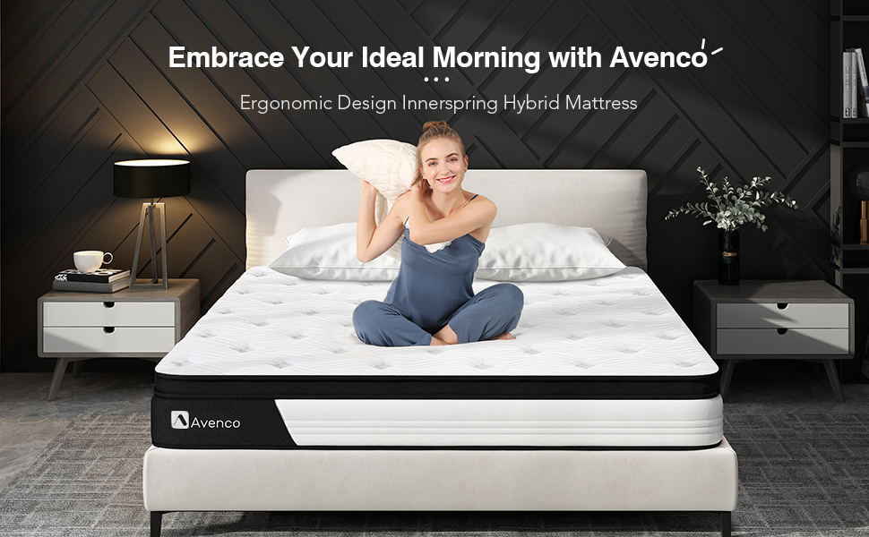 Full Mattress Medium Firm, Avenco Hybrid Mattress Full 10