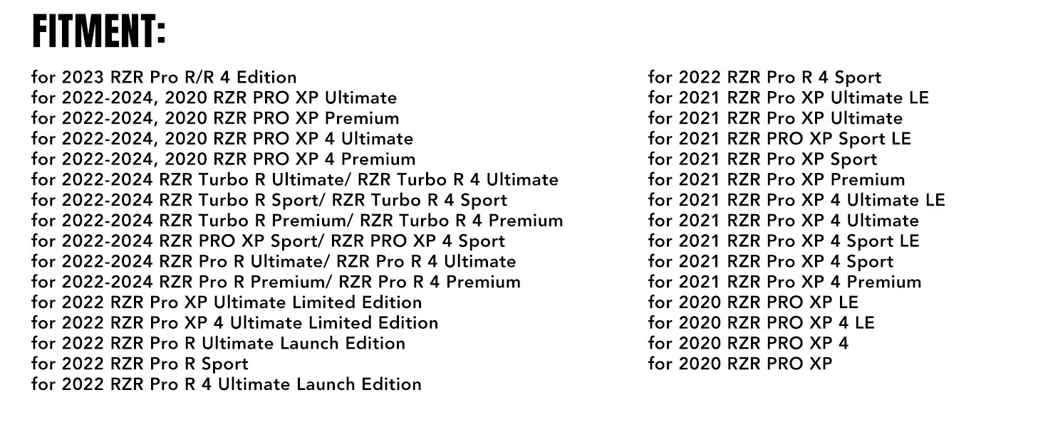 rzr pro xp storage