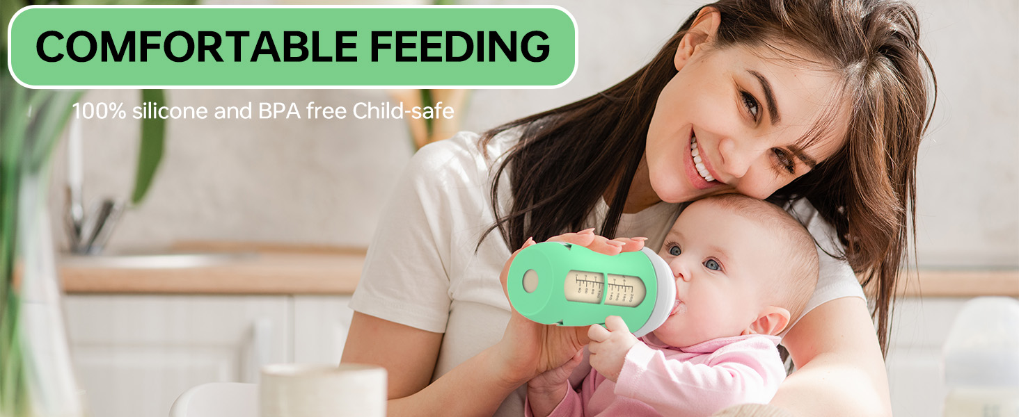 Silicone baby bottle holder
