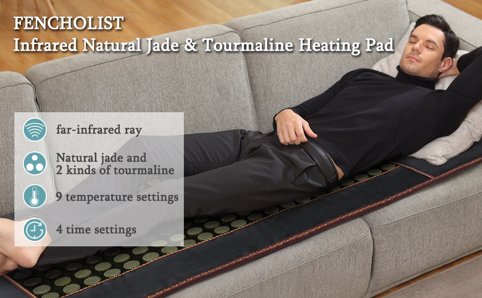 Amazon.com: Far Infrared Heating Pad, Natural Jade and 2