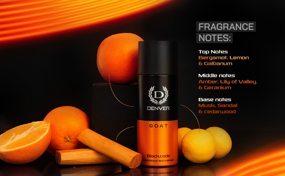 DENVER G O A T Black.code Deodorant Spray - For Men (150 ml)