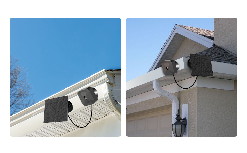 Solar Panel for Blink Camera Outdoor, Camera Solar Panel