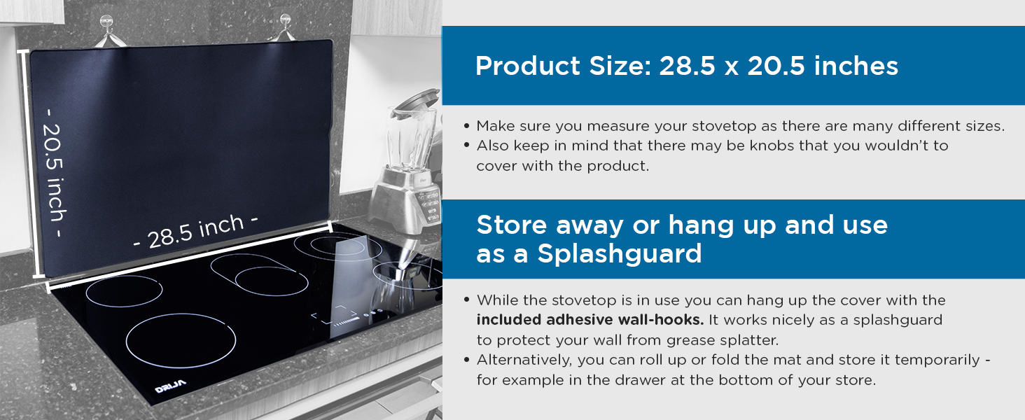 Meliusly® Stove Top Covers for Electric Stove (20.5x28.5