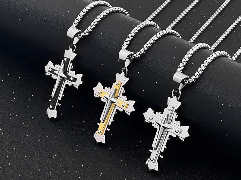 cross necklace for men