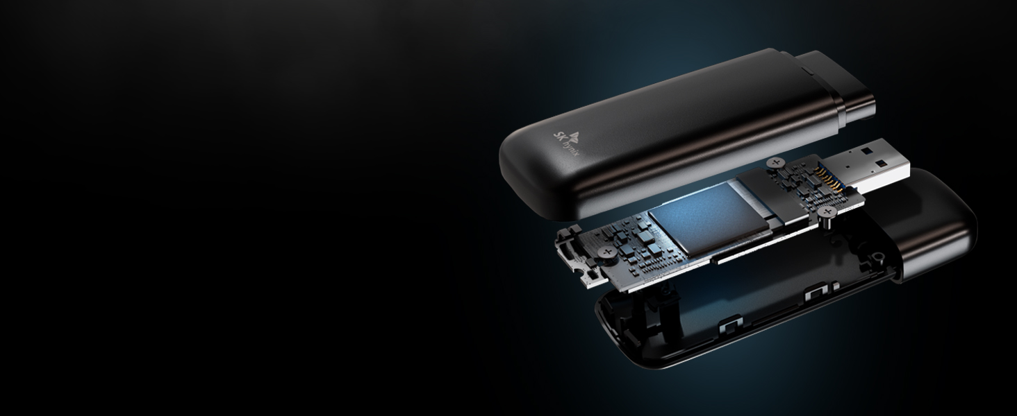 sk hynix ssd hard drive usb flash drive external portable 1tb m.2