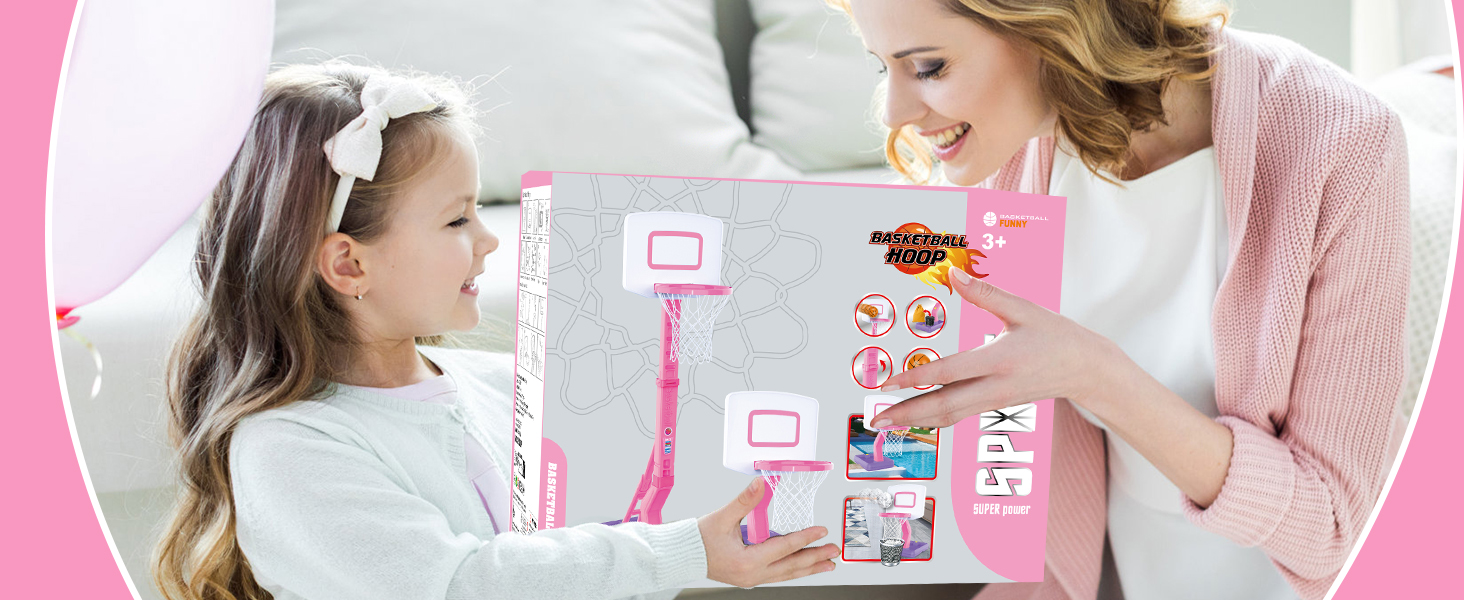 pink basketball for girl