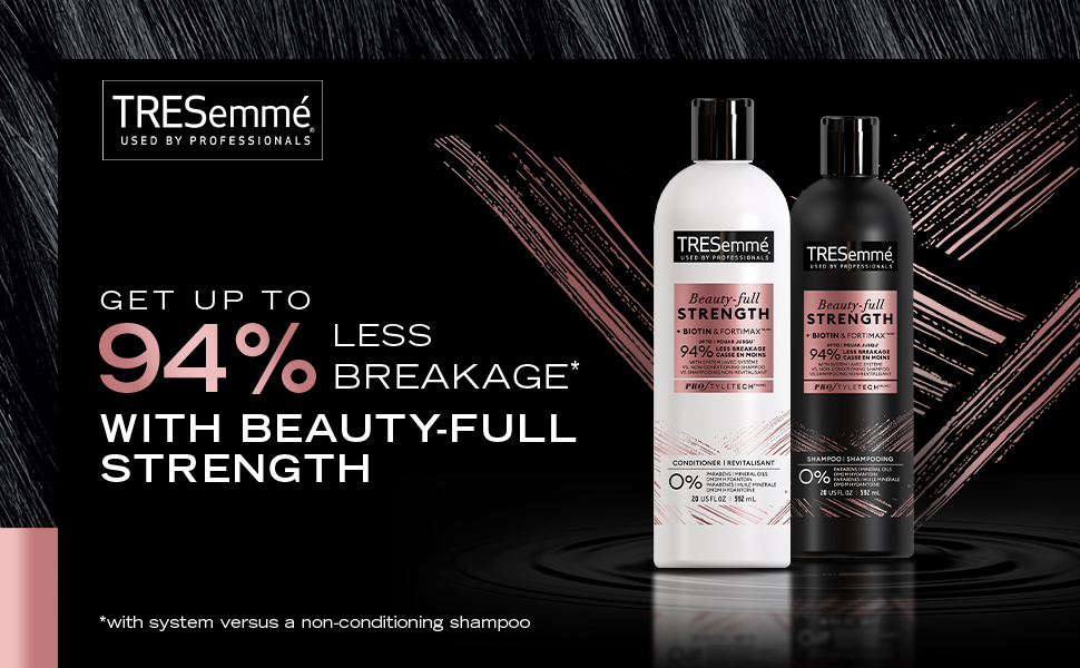 TRESemmé BeautyFull Strength Conditioner for Fine Hair Formulated With Pro Style