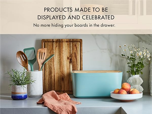 Products made to be displayed and celebrated. No more hiding your boards in the drawer.