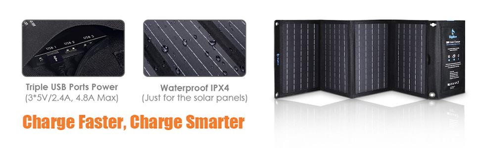 28w solar charger 