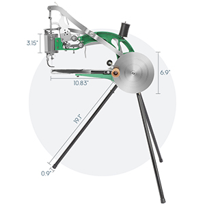 máquina de reparación de costura de zapatos