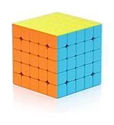 Vdealen 5x5x5 Speed Cube, Stickerless Puzzle Cube with Frosted Surface Magic Cube Game, Birthday ...