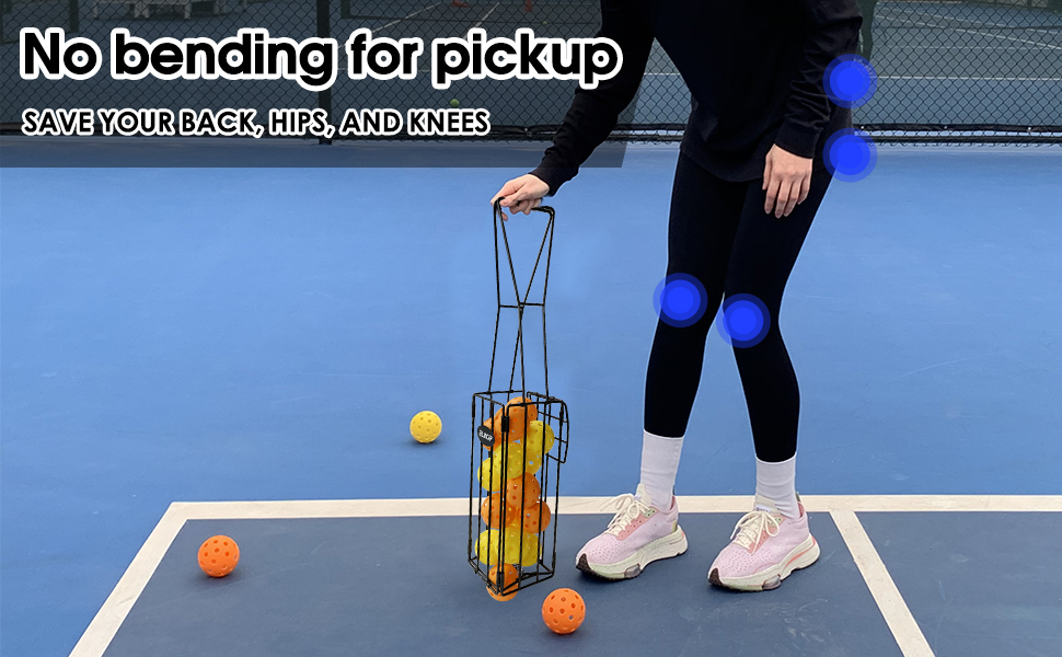 ELKCIP Portable Pickleball & Tennis Ball Collector