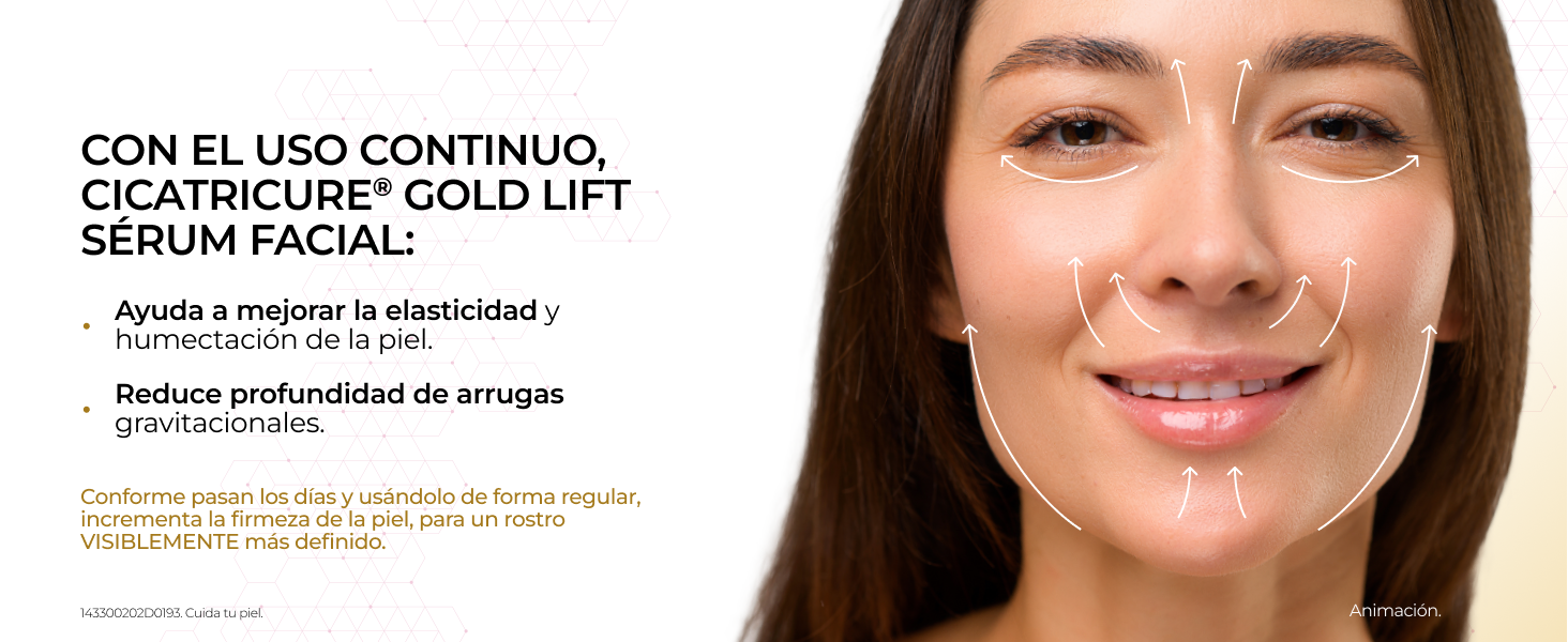 Cicatricure Gold Lift Sérum Facial Reduce arrugas elasticidad de la piel