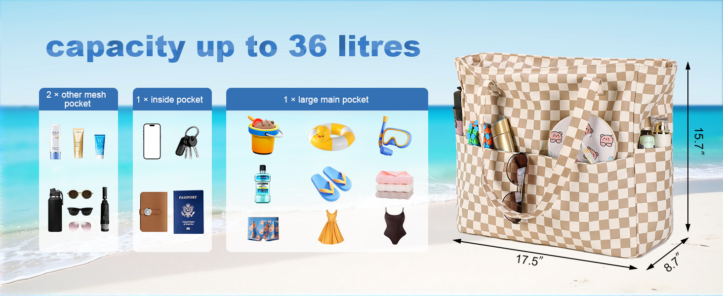 large beach bag