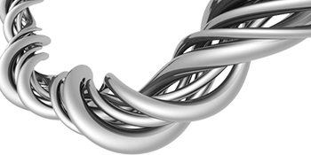 Cable Cuff Bracelets for Women