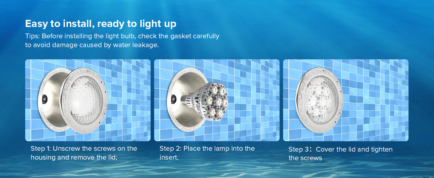 LED POOL LIGHT BULB