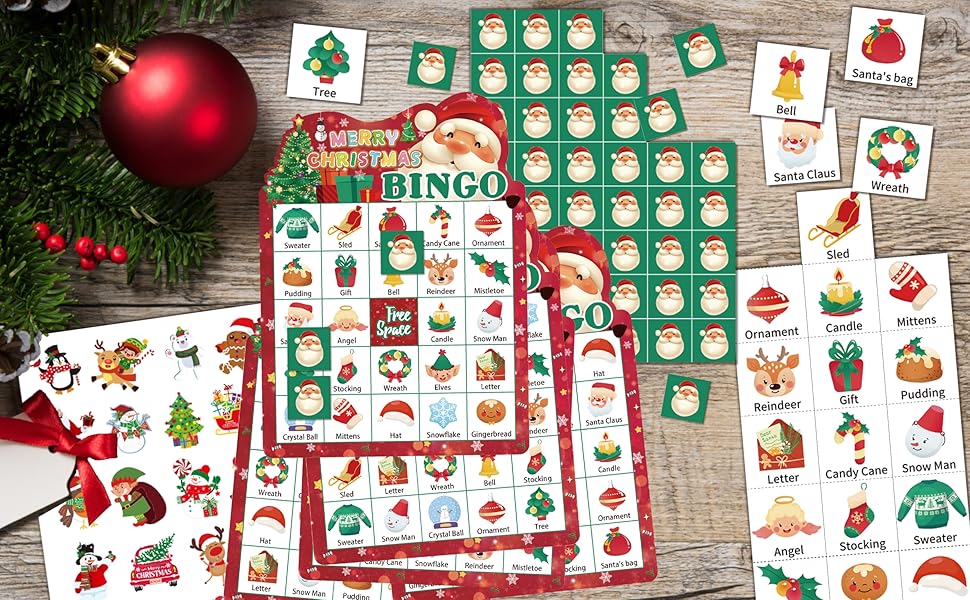christmas bingo game for large group