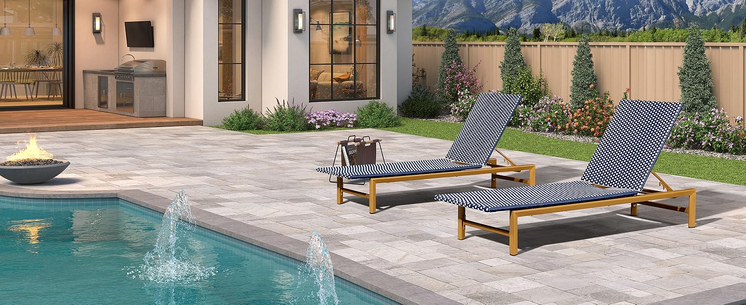 chaise lounge chairs outdoor patio lounger rattan french
