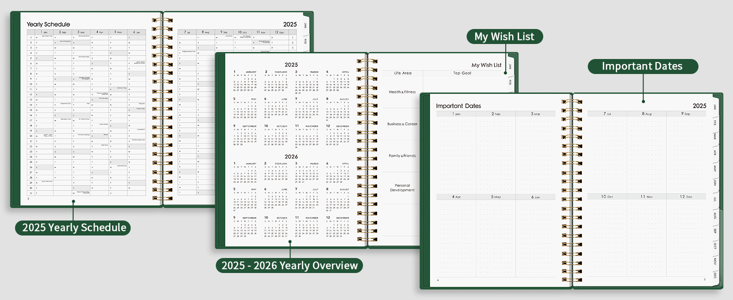 Weekly and Monthly Planner