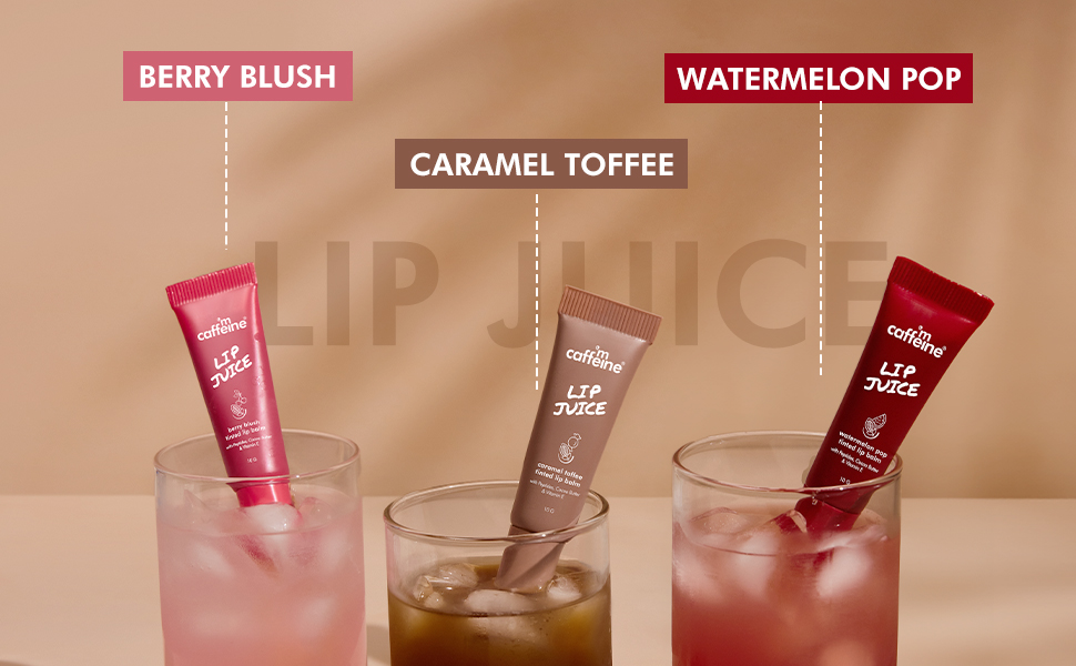 mCaffeine products beauty long lasting brightening glossy moisturization vitamin lip balm women men