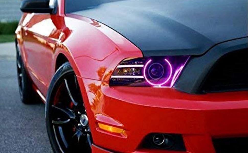 Amazon.com: iJDMTOY Semi-Clear Lens, 7-Color Multi-Color