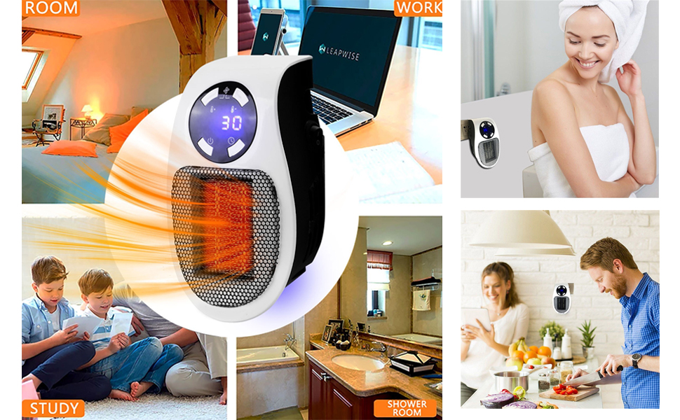Ozzie Heater, Ozzi Heat, Portable Small Space Heaters for Indoor Use, Ultra Air