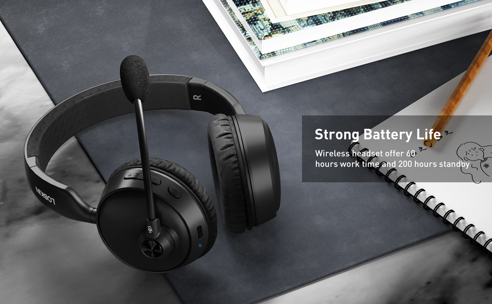 LOBKIN Headset with Microphone