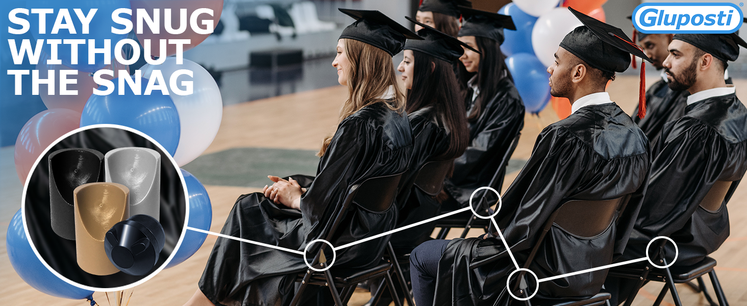 8 Beige Folding Chair VTip Stabilizer Caps, 7/8 Inch ID