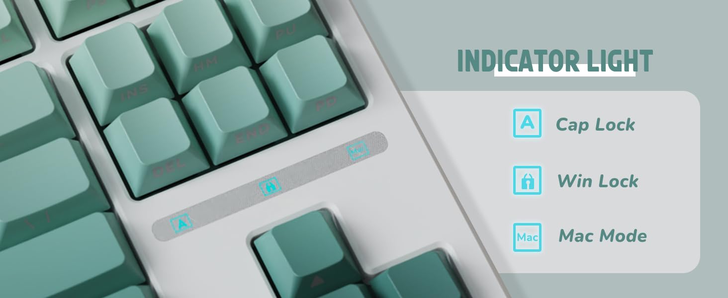 iLovBee B87 Mechanical Keyboard Wired, 75 Percent Gasket