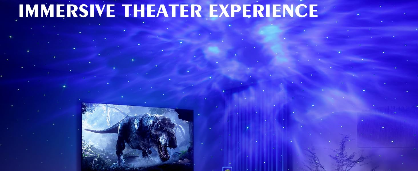 Dinosaur galaxy star projector kids christmas gift for bedroom ceiling night light