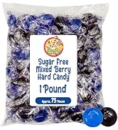 Sugar Free Mixed Berry Hard Candy – 1 lb Bulk Bag, Individually Wrapped Keto & Diabetic‑Friendly ...