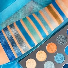 blue eyes makeup palette-eyeshaodw palette
