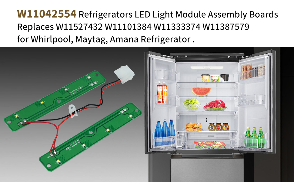 W11042554 Refrigerators LED Light Module Board compatible
