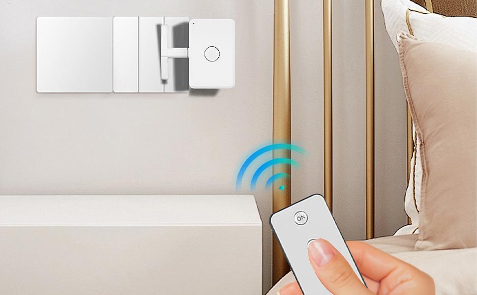 Remote Button Pusher No Wiring