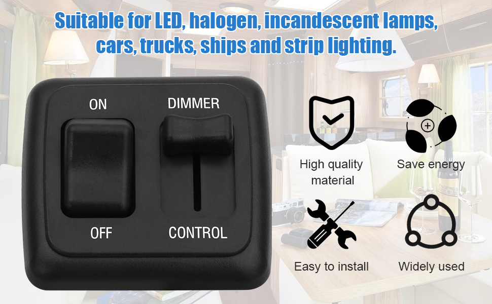 Ha Dim！ Hi-Low Dimmer Switch ZZLZX SPT-2 High to Low Inline