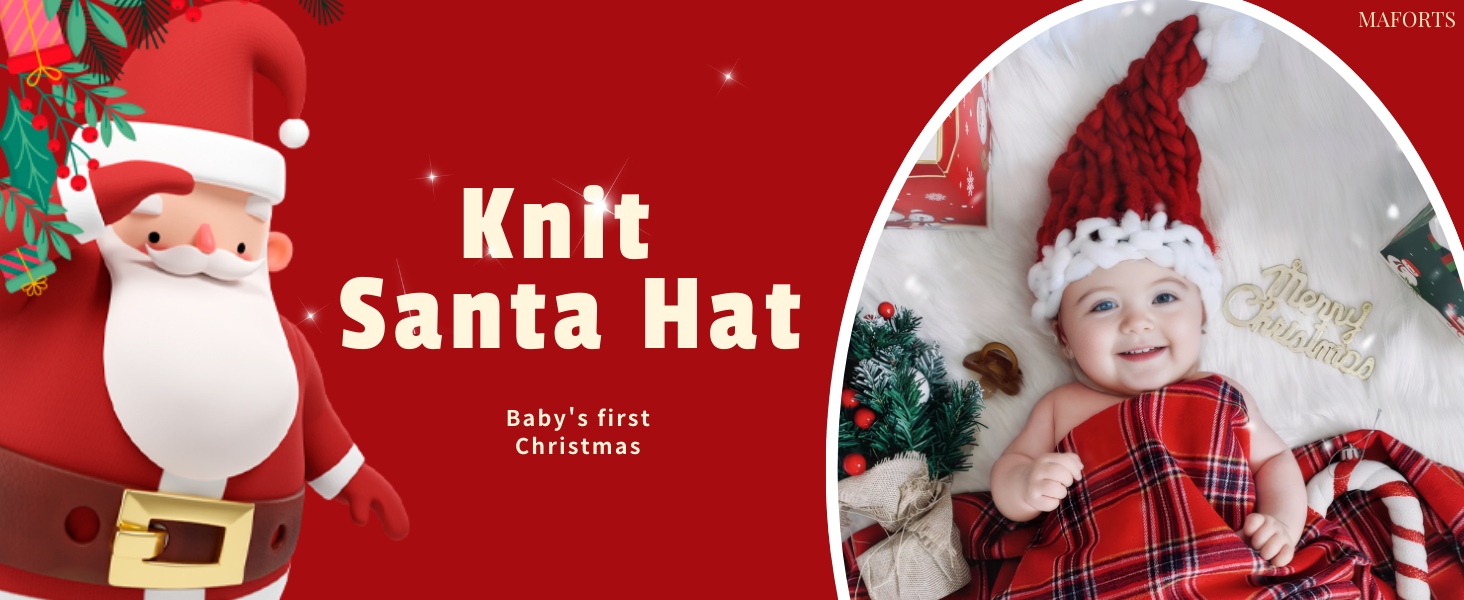 santa hat baby