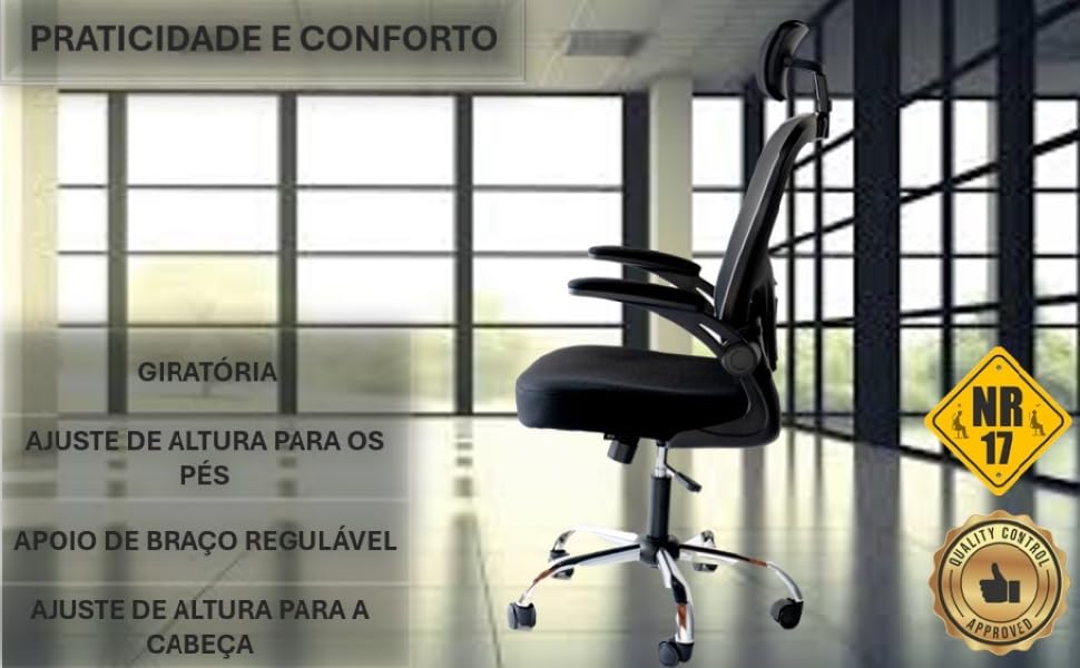 Cadeira escritorio pratica