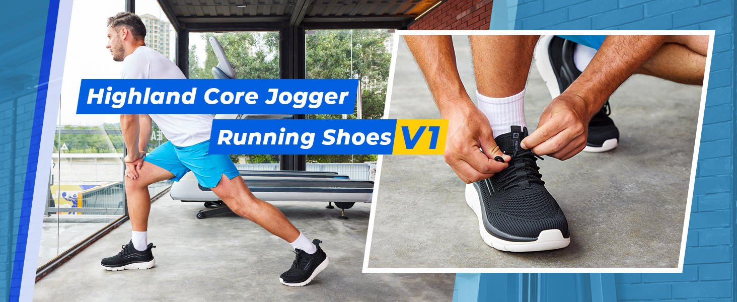 comfort support platform man running shoes, extra wide non slip trainers for men