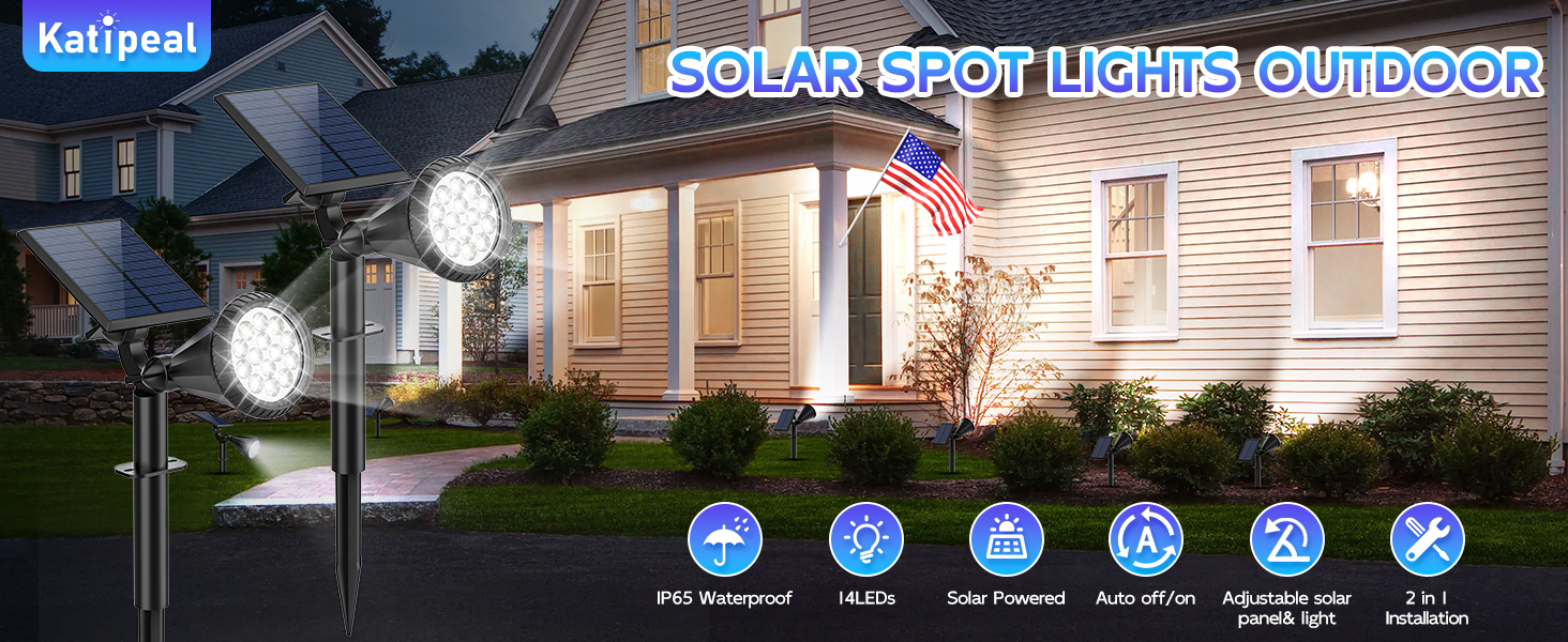 solar spot lights outdoor