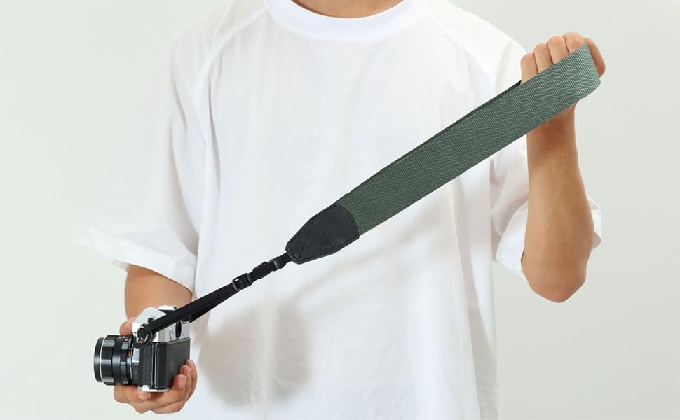 PADWA Light Green Camera Straps for Photographers Full