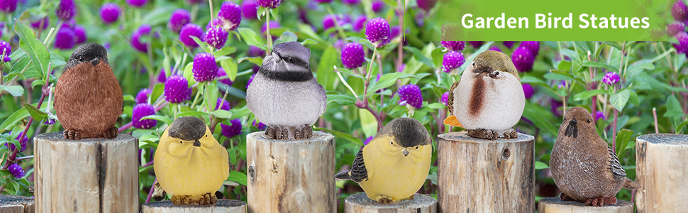 garden bird statues