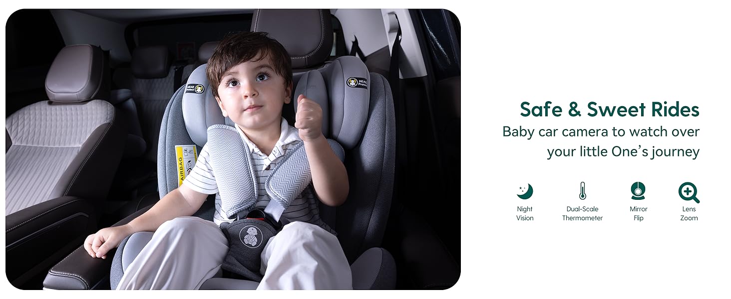baby car camera monitor wireless car seat camera for baby rear facing backseat