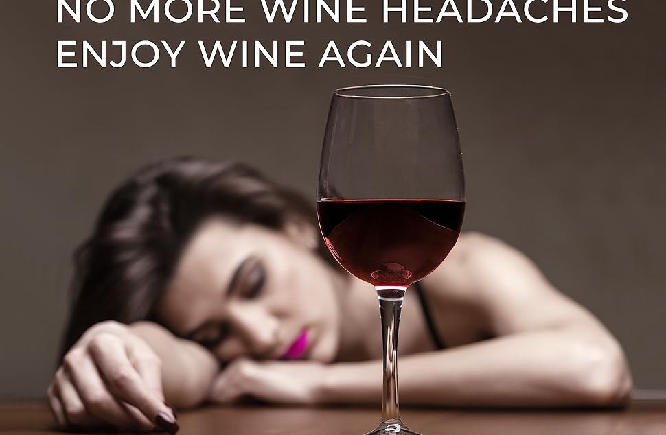 WeThinkeer Wine Filter 24 Packs, Removes Sulfites and