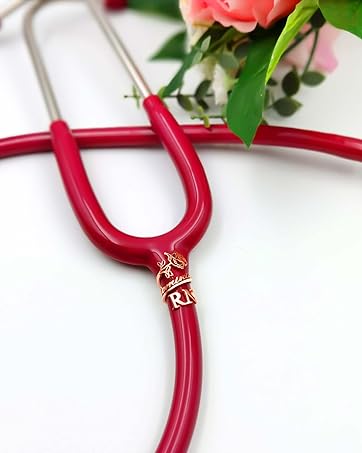 Birth Flower Stethoscope Name Tag
