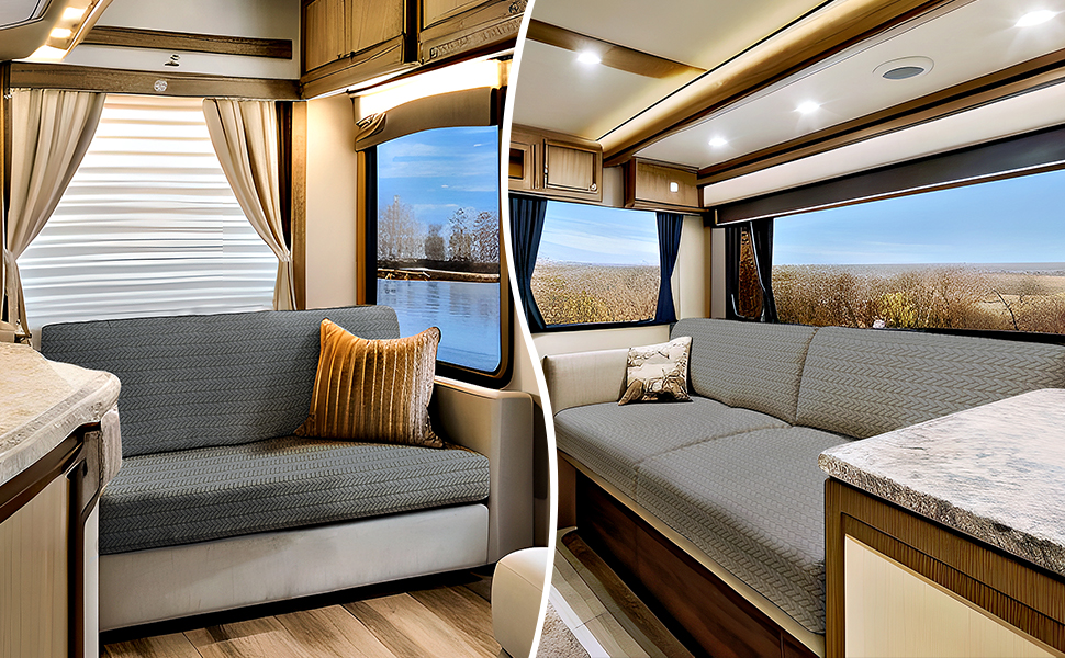 LWuuywa RV Sofa Cushion CoversElastic Camper