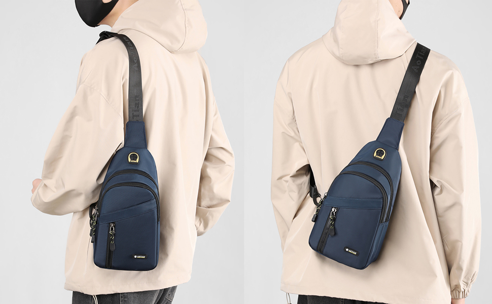 Amazon | [zhongningyifeng] ボディバッグ メンズ 小さめ ワン