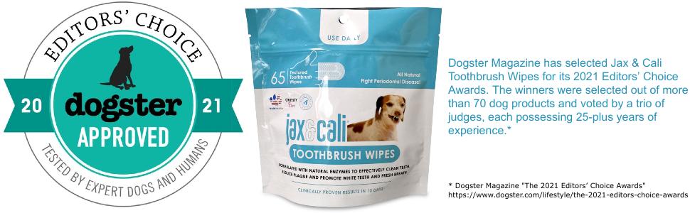 Jax & Cali Toothbrush Wipes 