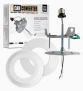 THE CAN CONVERTER R56 Complete Recessed Can Light Conversion Kit, Includes 7’¾ BEVELED & FLAT, St...