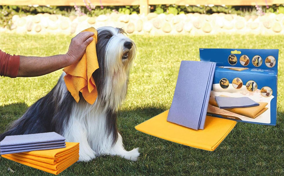 UltraAbsorbent Miracle Cleaning Shammy, Reusable NonWoven Shammy